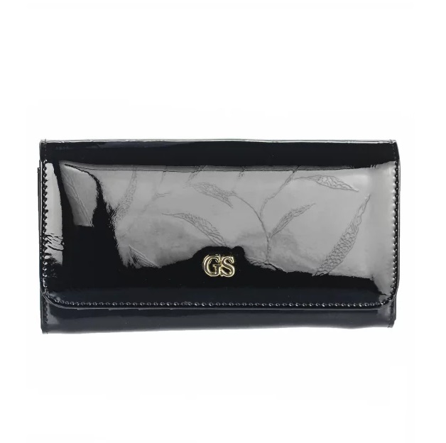 Dámska kožená peňaženka GROSSO GS-76110-LPC-black