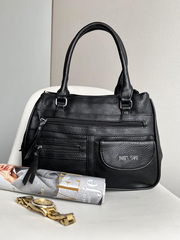 Čierna kabelka na rameno WSY9956-black
