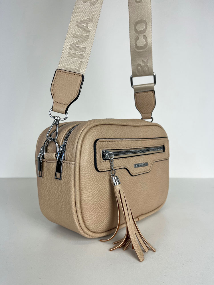 Béžová crossbody kabelka SS8017-apricot