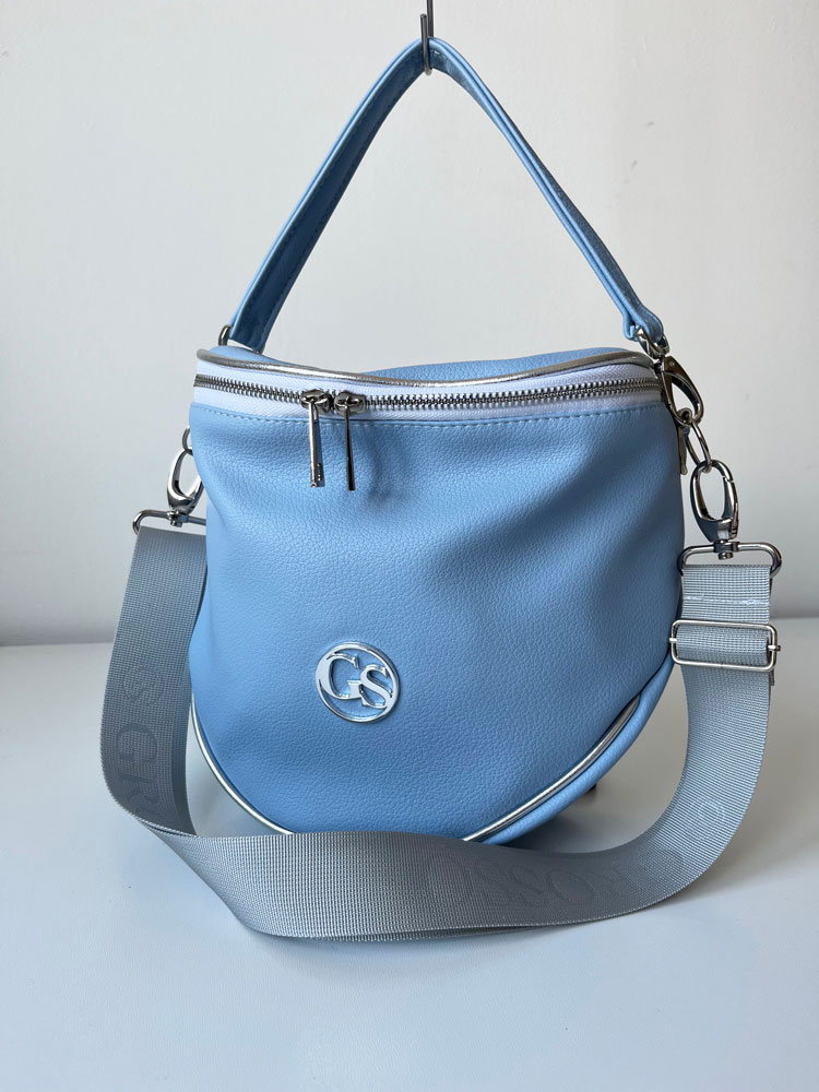 Modrá crossbody kabelka GROSSO GS-3003-blue