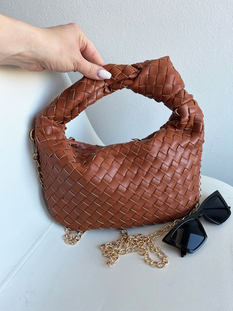 Hnedá kabelka do ruky/ crossbody SS8505-brown