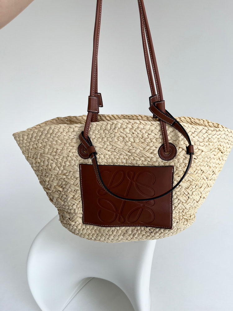 Dámsky slamený košík béžový