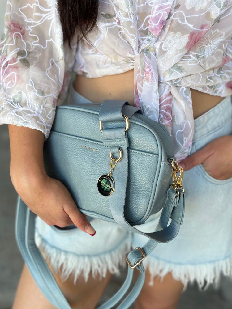 Modrá crossbody kabelka STY-1-F19-blue