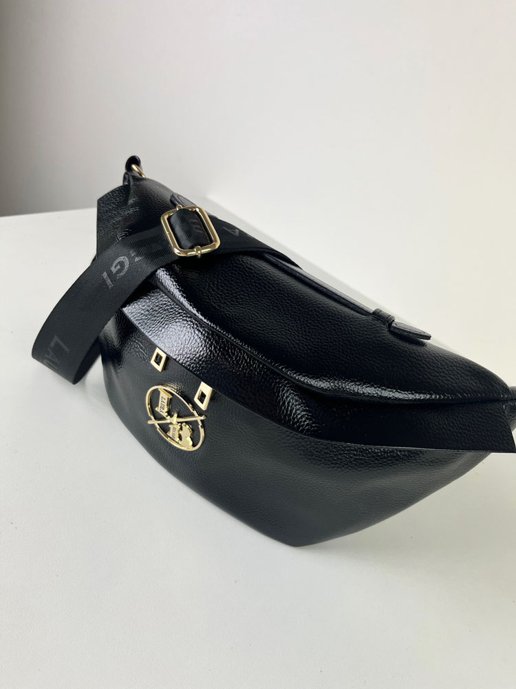 Čierna crossbody kapsička Laura Biaggi DX-JS-182-blackLESK