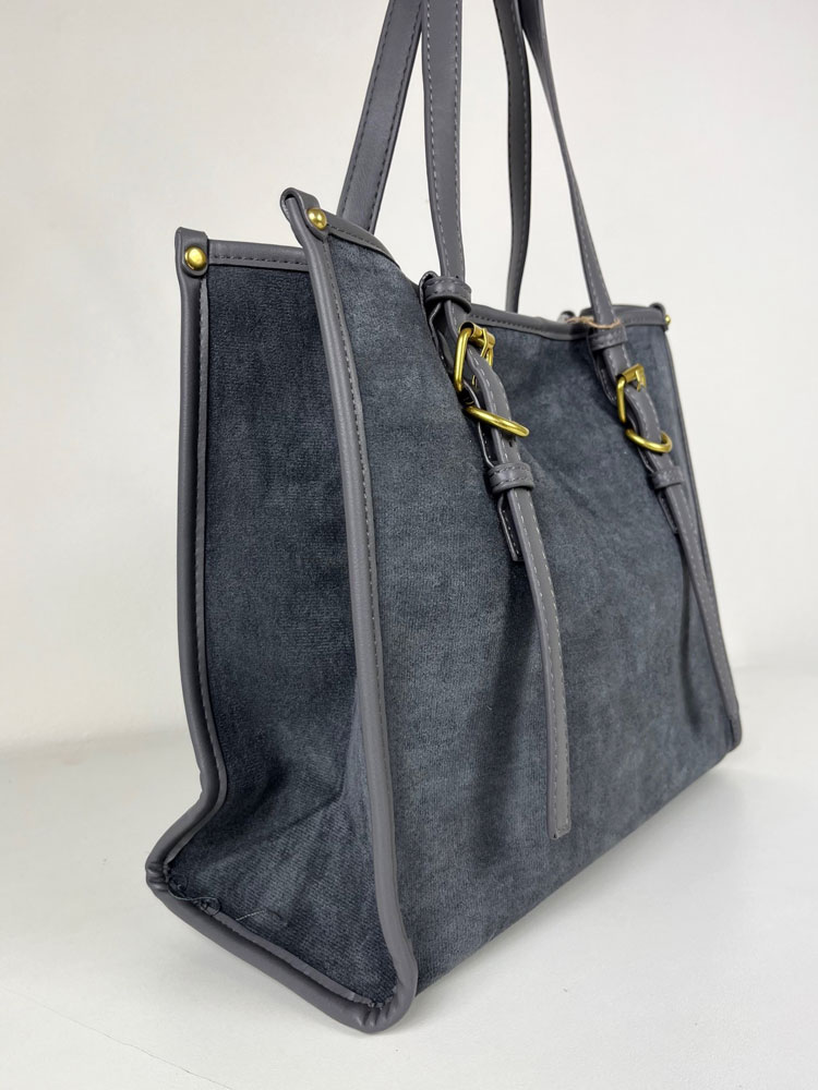 Sivá kabelka na rameno L-6268-30-d.grey