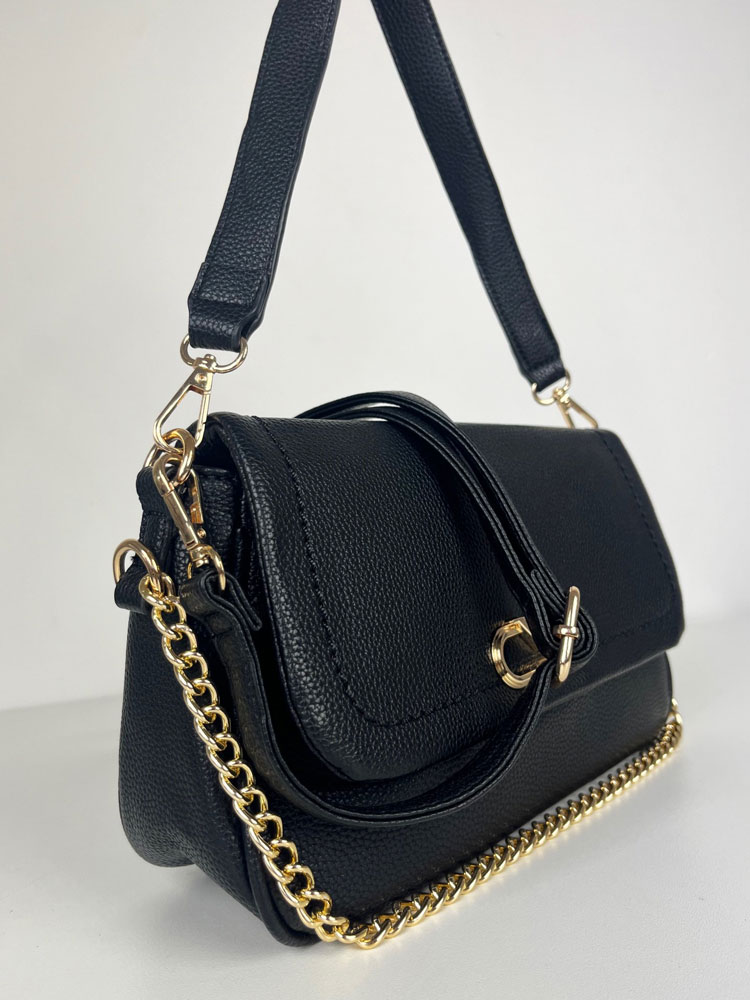 Čierna kabelka na rameno/crossbody TG189-2-black