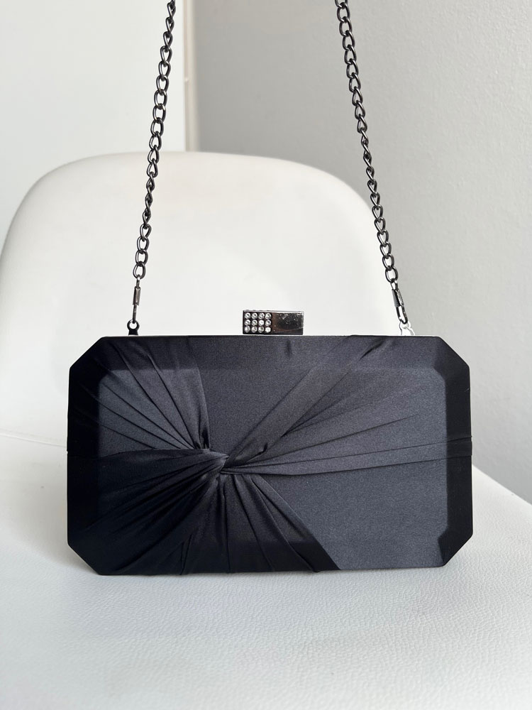 Čierna spoločenská kabelka LK5828-black