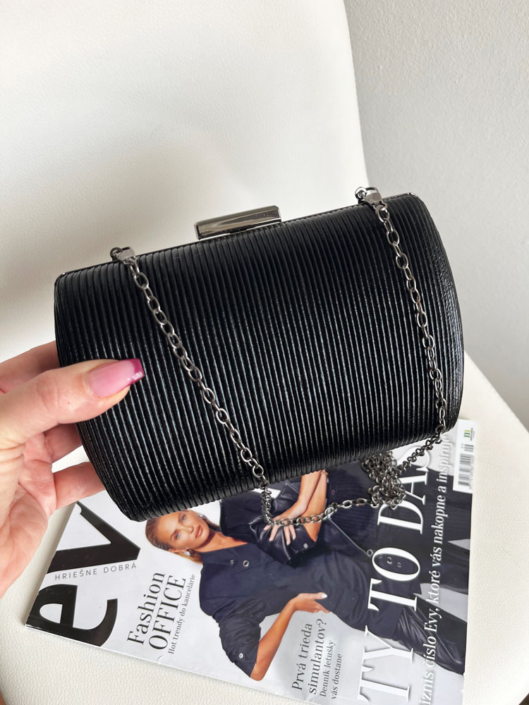 Čierna spoločenská kabelka Z8060-black