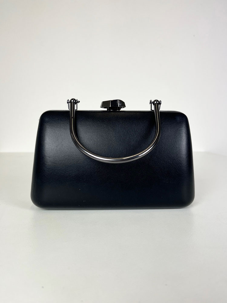 Čierna spoločenská kabelka LK5826-black