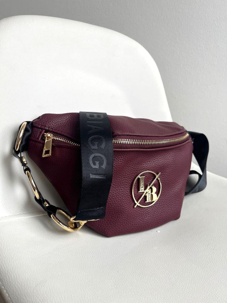 Bordová crossbody kapsička Laura Biaggi DX-KB82-bordo