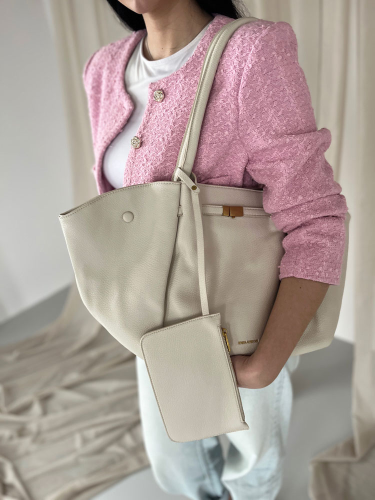 Béžová kabelka na rameno RS5022-beige