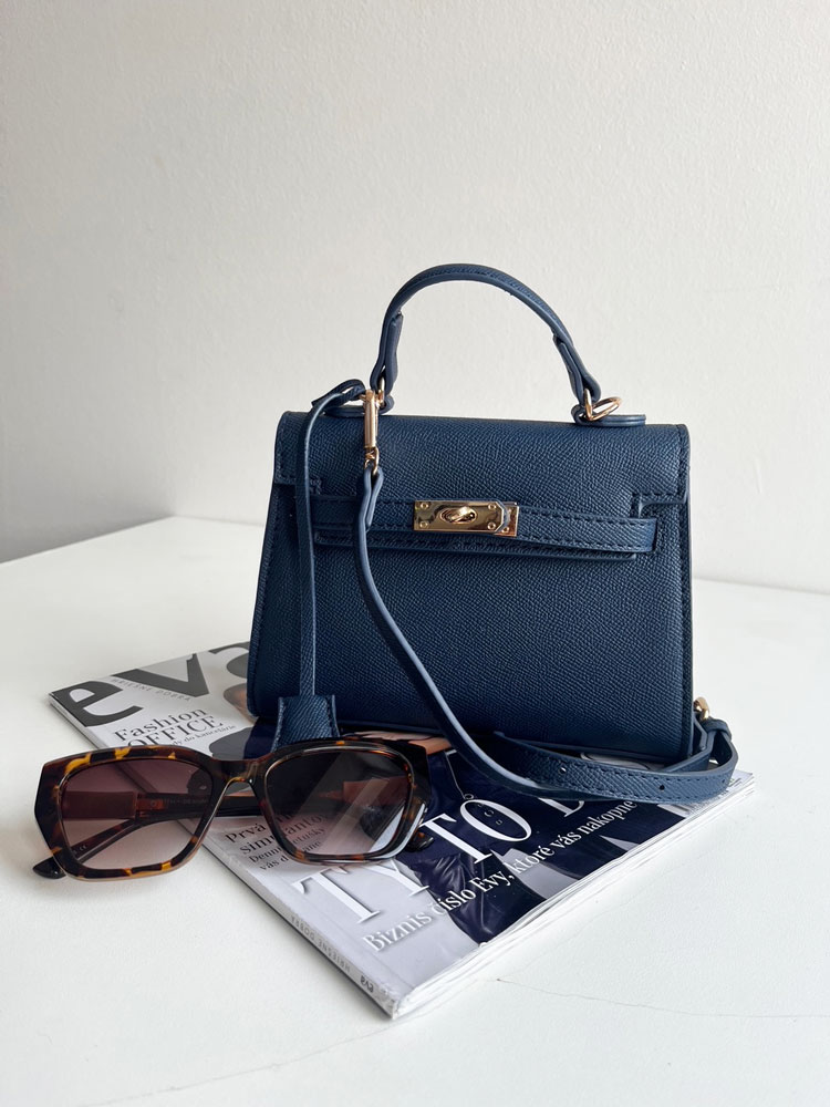 Mini kabelka do ruky/crossbody D44-navy
