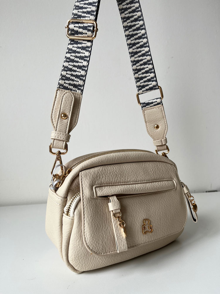 Crossbody kabelka Lulu Castagnette LULU-P24051-cream