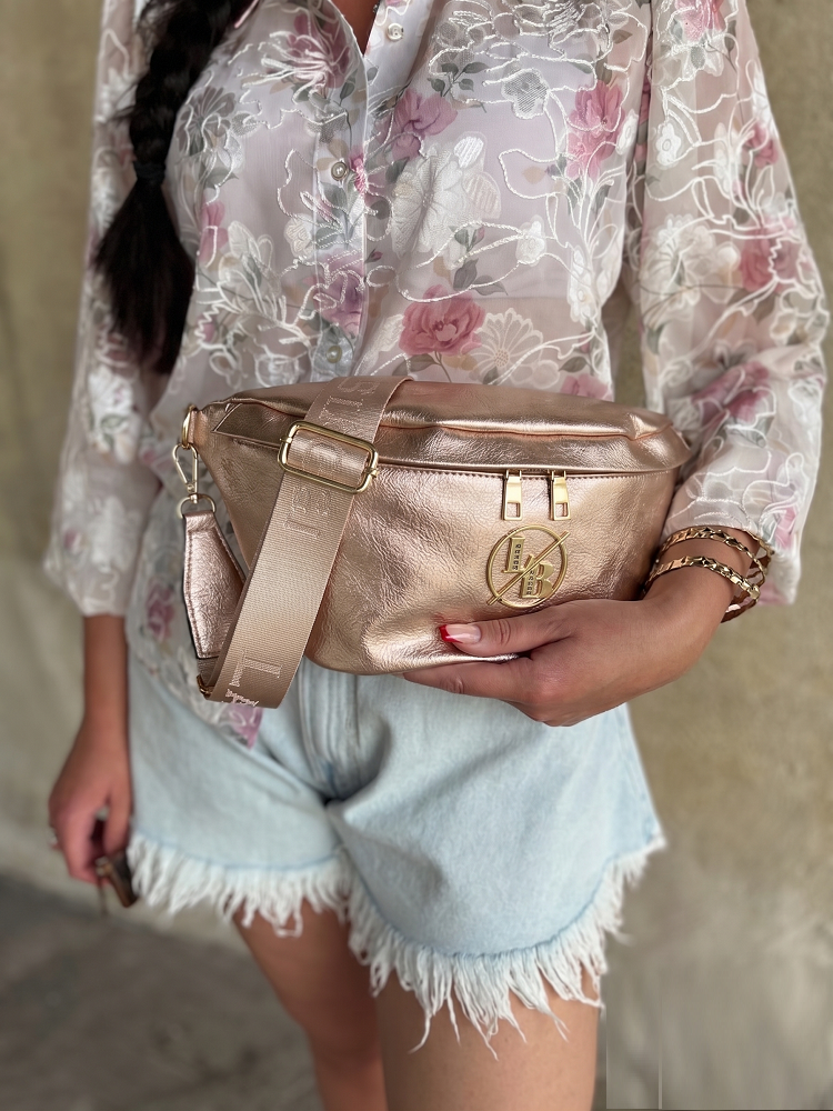 Zlatá crossbody kapsička Laura Biaggi DX-JS-182-gold