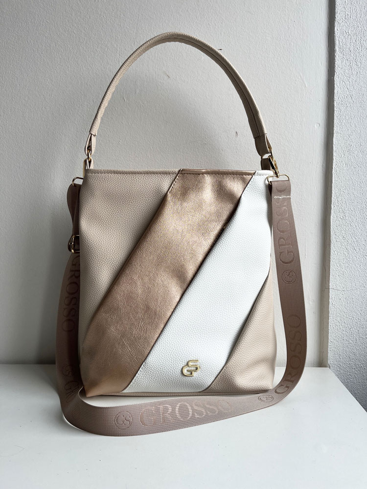 Kabelka na rameno GROSSO béžová