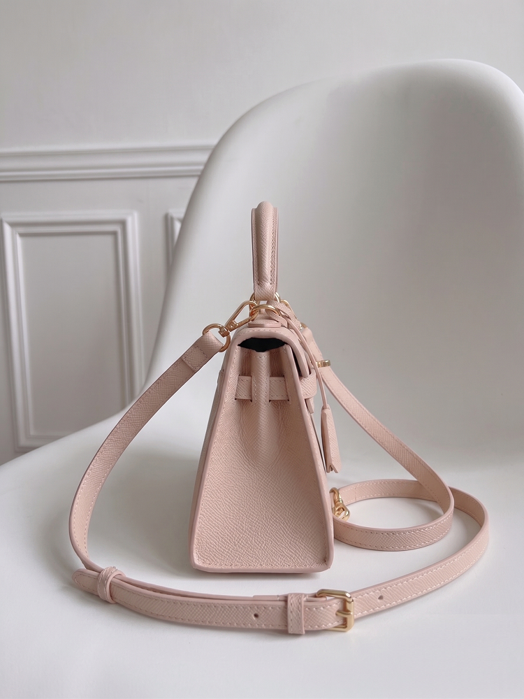 Elegantná crossbody a mini kabelka do ruky – ružová