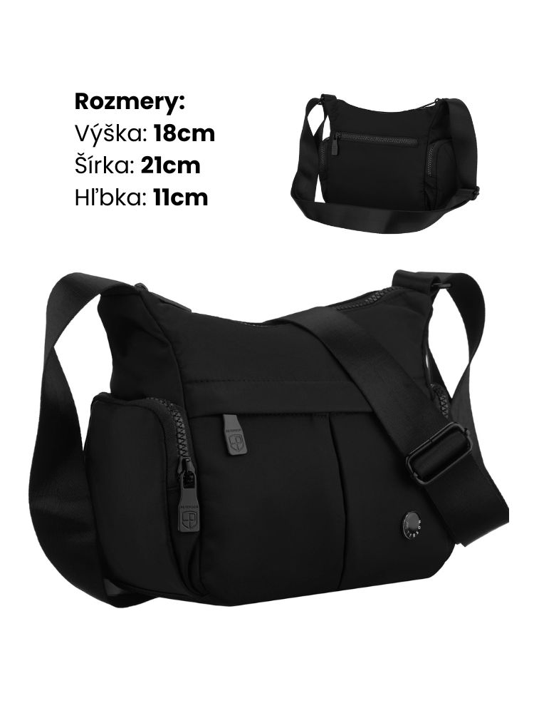 Mini nylonová crossbody – ľahká, praktická a štýlová na cestovanie