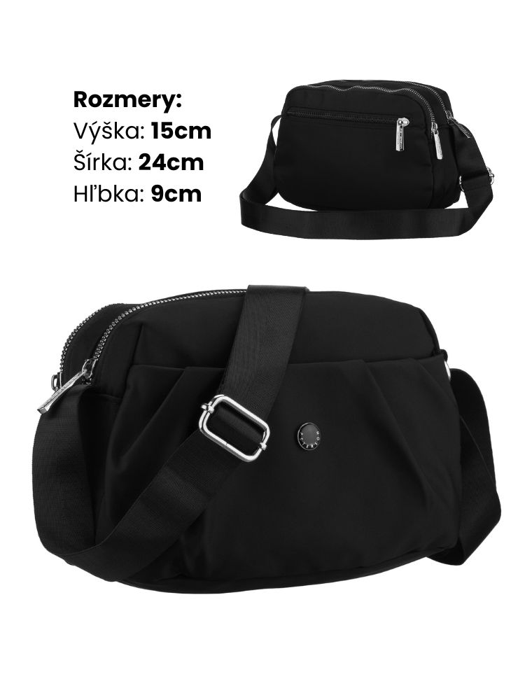 Mini nylonová crossbody – ľahká, praktická a štýlová na cestovanie