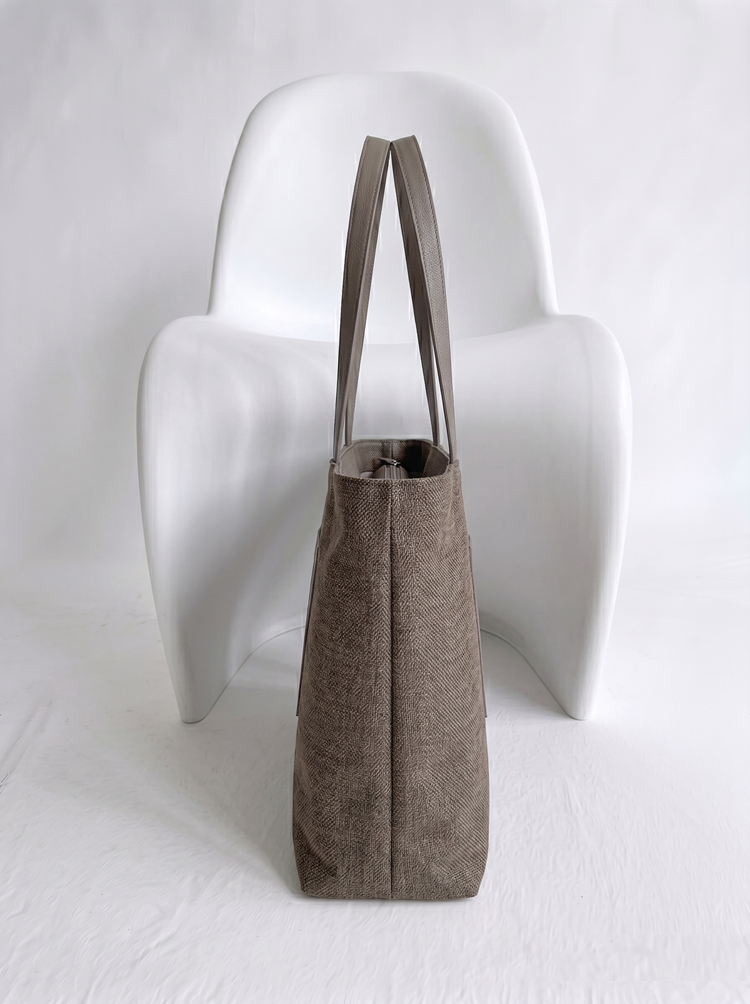 Shopper kabelka Laura Biaggi čokoládová | Elegantná kabelka na rameno