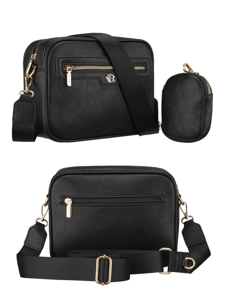 Čierna crossbody kabelka Peterson na každý deň