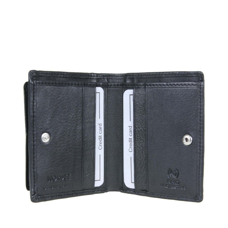 Čierna pánska minipeňaženka NORDEE GW3822-black