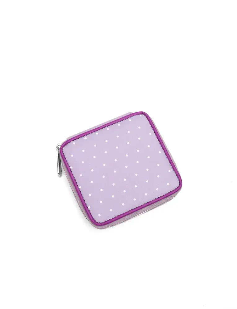 Malá bodkovaná peňaženka VUCH V-RINGER VIOLET