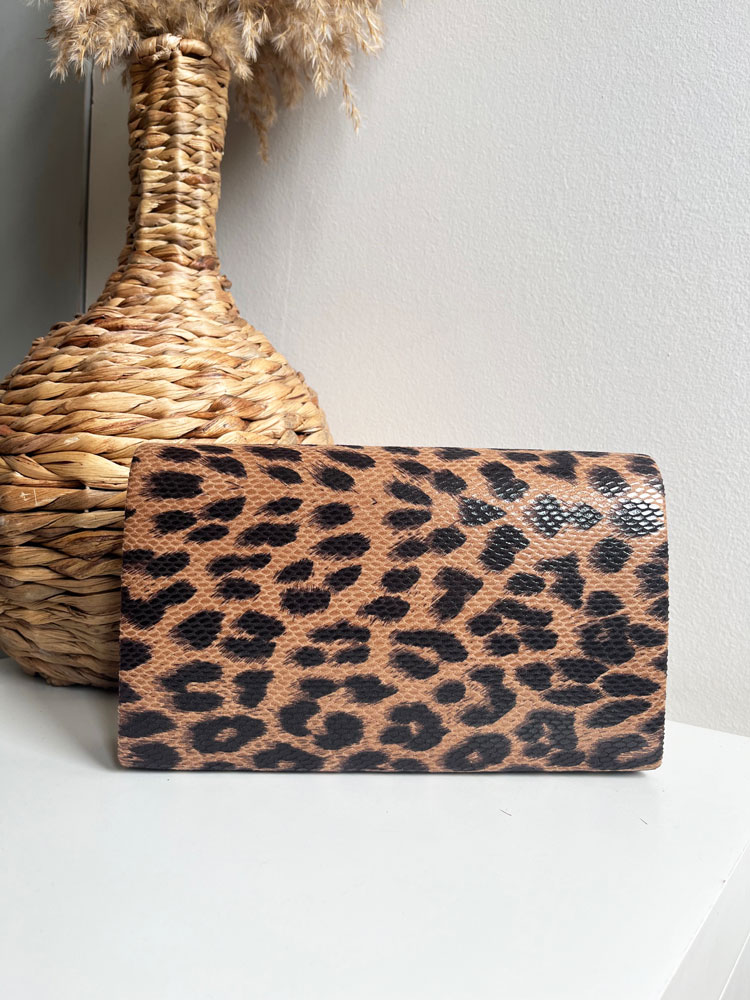 Listová kabelka K1717-leopard