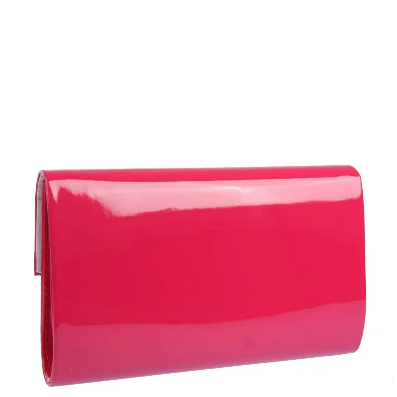 Lakovaná listová kabelka P0244-2.12.4-fuchsia