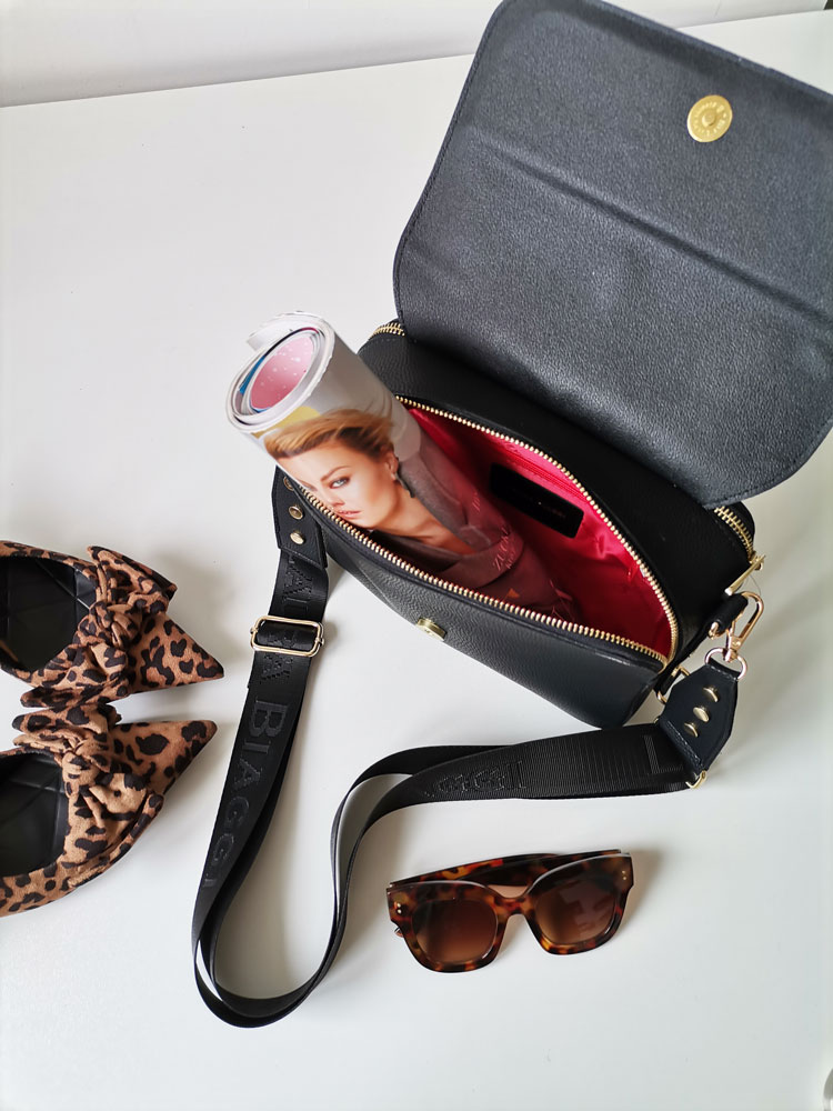 Čierna crossbody kabelka Laura Biaggi DX-JS170-blackLAK