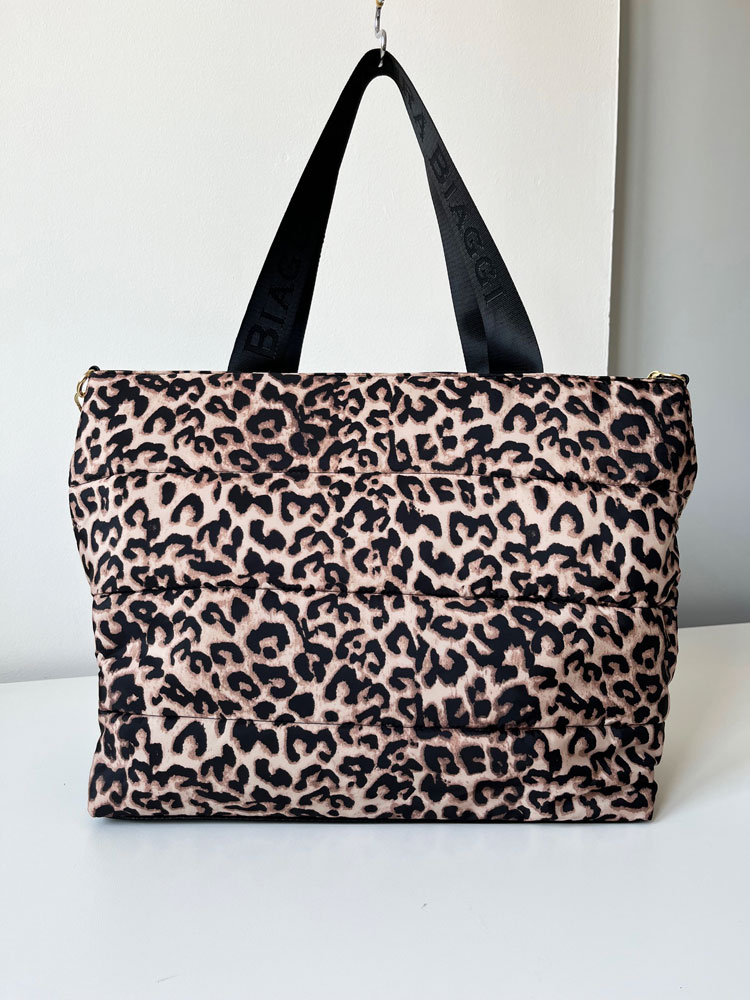 Športová šuštiaková kabelka na rameno Laura Biaggi DX-2126-panther