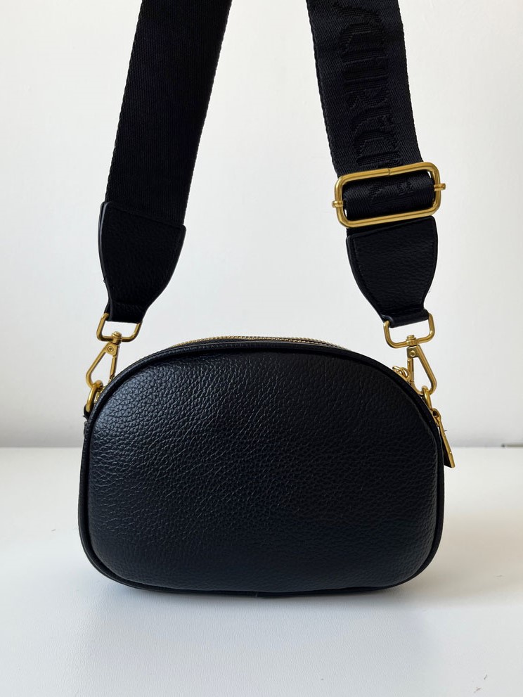 Trojpriehradková crossbody kabelka RS3494-black