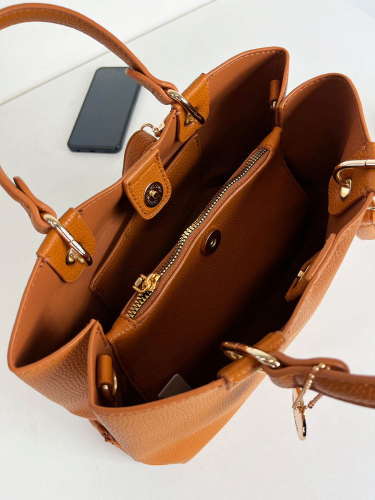 Hnedá kabelka do ruky SS2024-26-brown