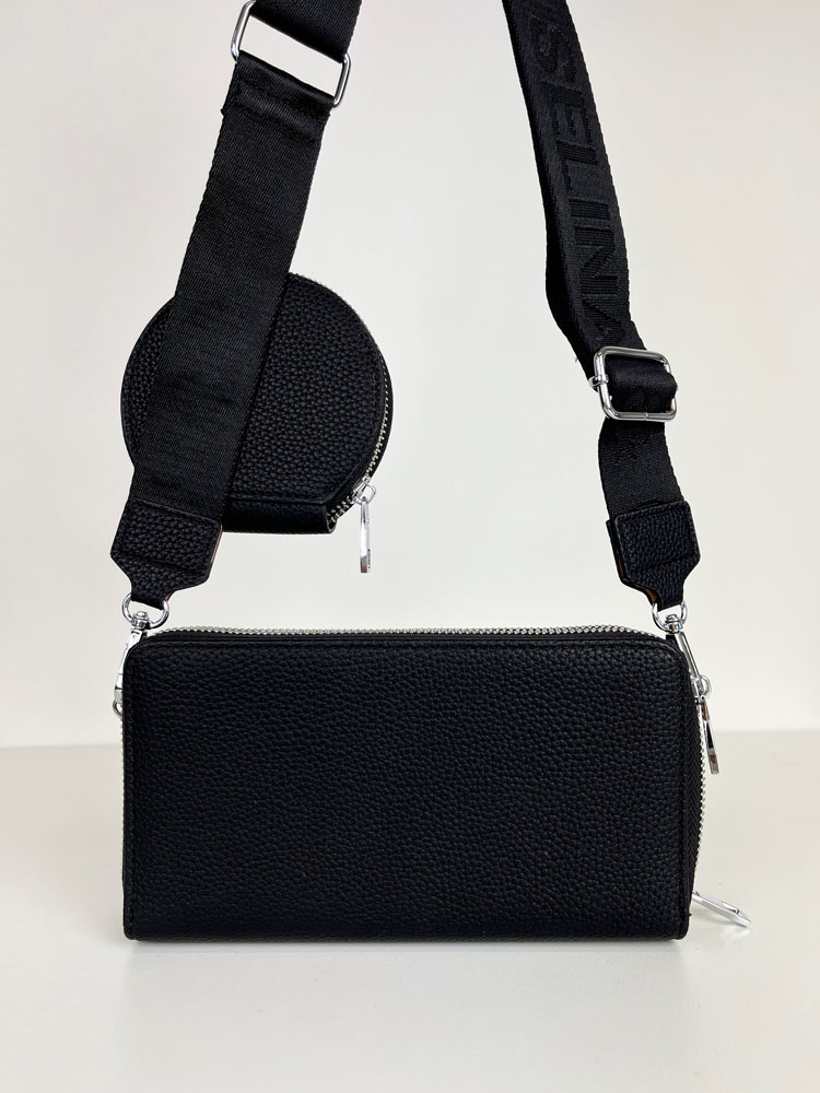 Čierna crossbody/peňaženka F-Y-90-4-black