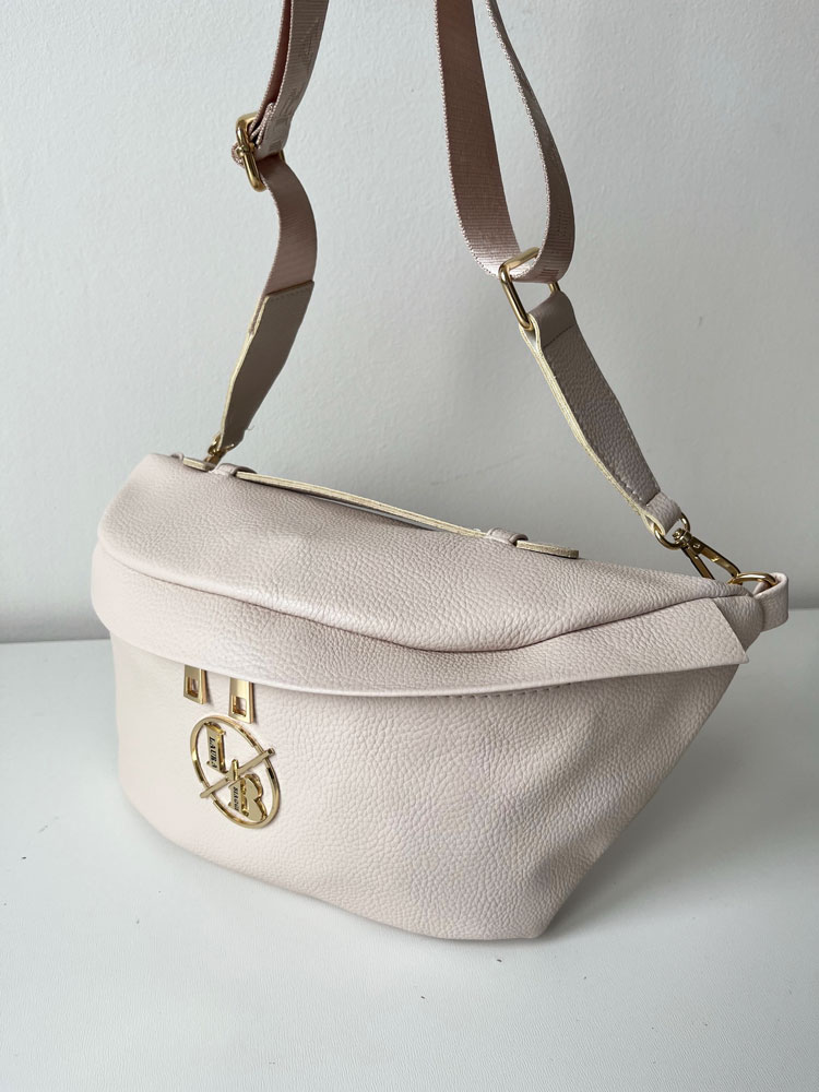 Ekokožená crossbody kapsička Laura Biaggi DX-JS-182-beigeECO