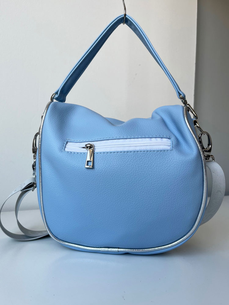 Modrá crossbody kabelka GROSSO GS-3003-blue