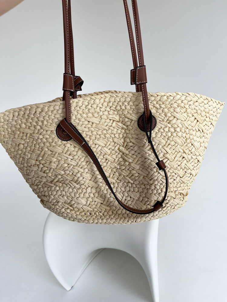 Dámsky slamený košík béžový