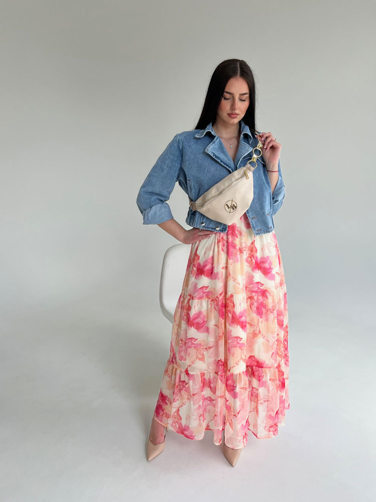 Béžová crossbody Laura Biaggi DX-KB82-beige