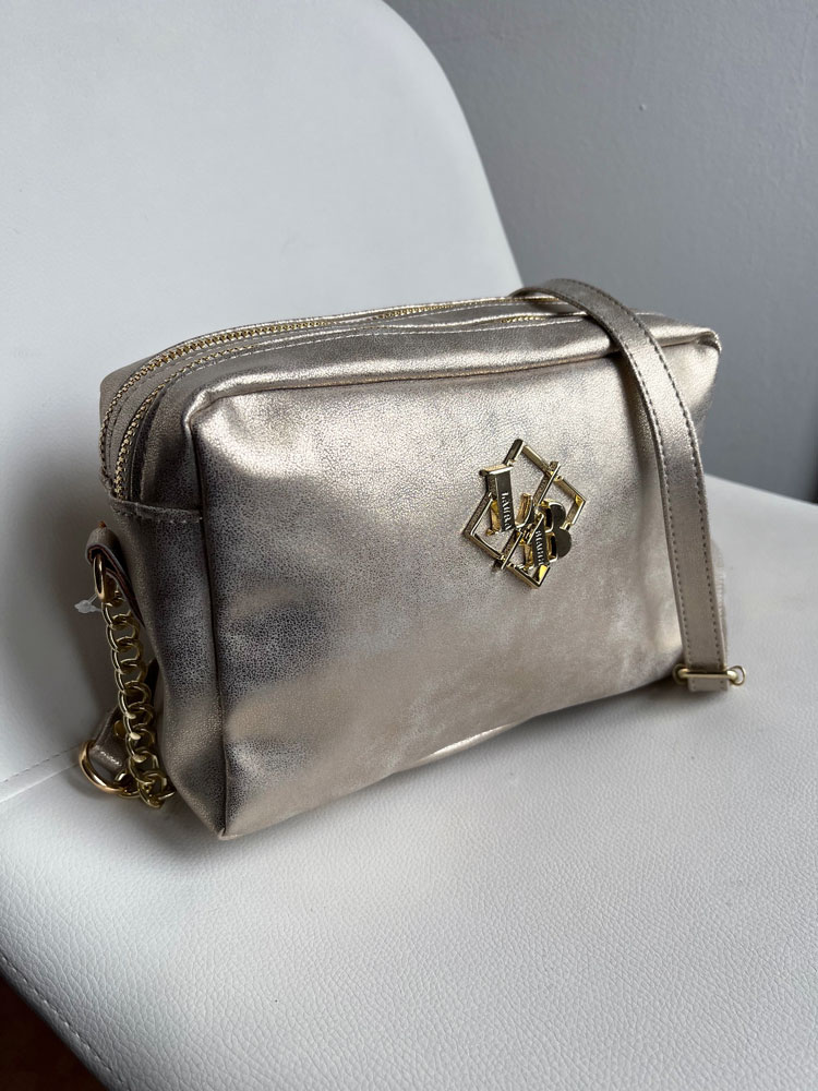 Ekokožená crossbody Laura Biaggi DX-JS-22-1-golden