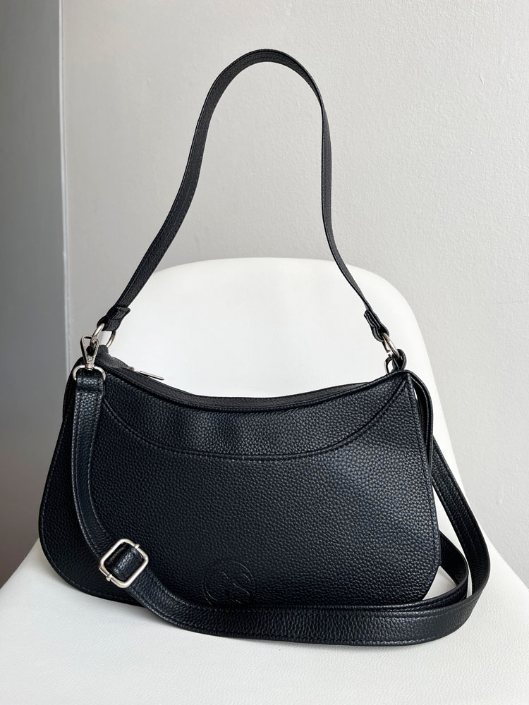 Čierna kabelka na rameno GS-3804-black