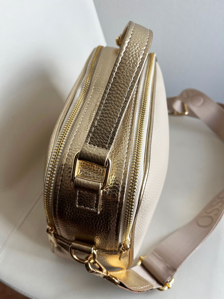 Kabelka do ruky/crossbody GROSSO GS-JCS0013-beige/gold