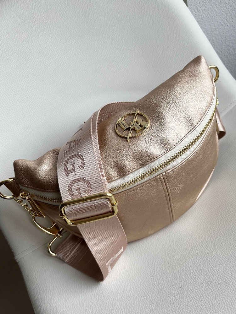 Zlatá crossbody kapsička Laura Biaggi DX-JP70-goldMAT