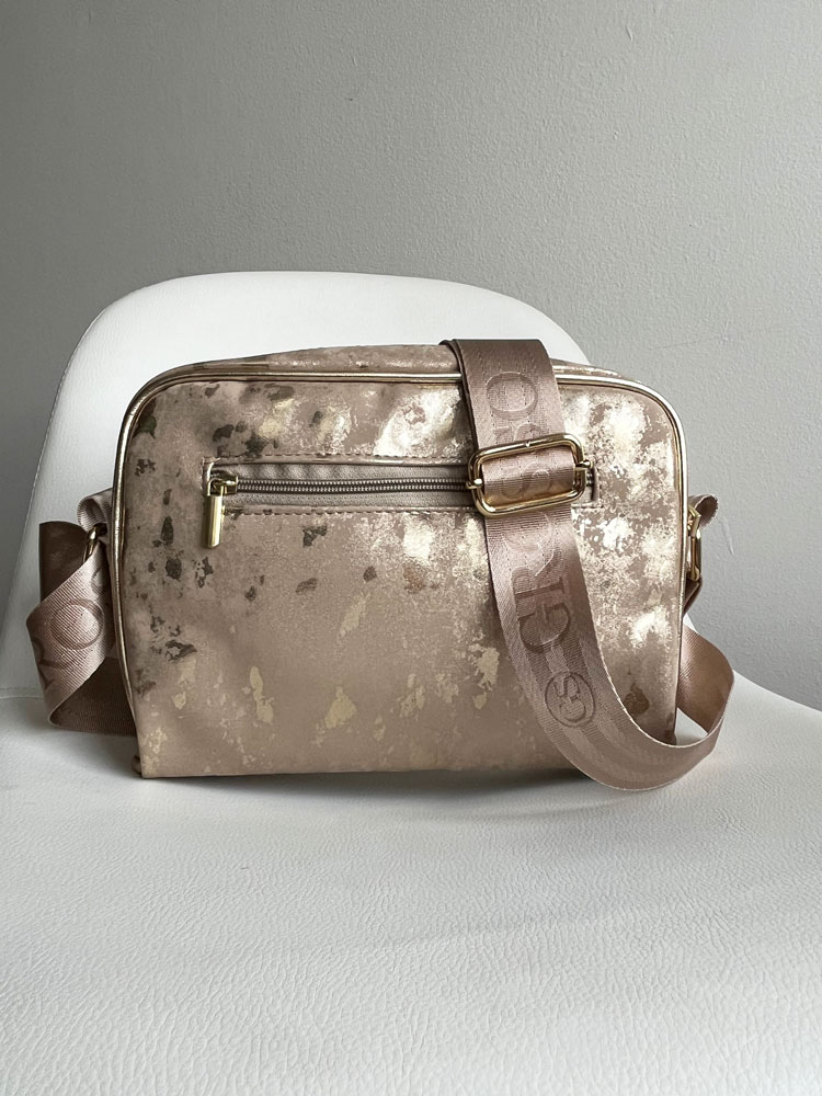 Zlatá crossbody kabelka GROSSO GS-77-golden