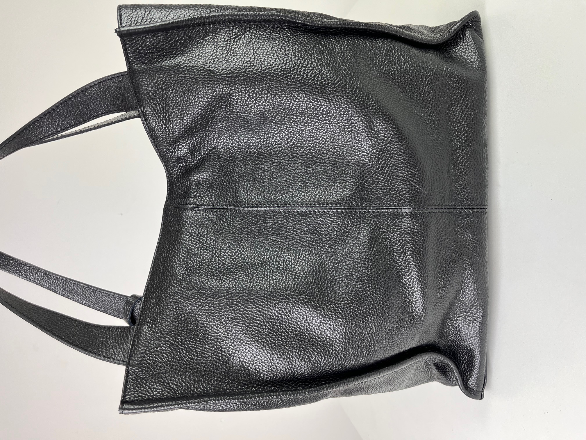 Čierna kožená kabelka na rameno Laura Biaggi DX-TS54-65-black