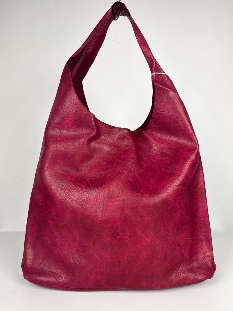 Bordová kabelka na rameno 2v1 SQTR395-4B-red