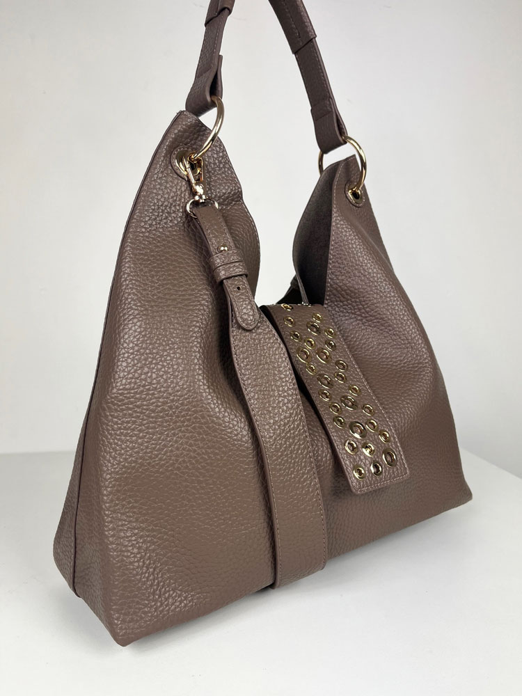 Dámska kabelka na rameno 2v1 elegantná khaki