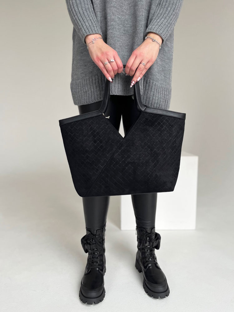 Čierna kabelka do ruky MM25667-noir