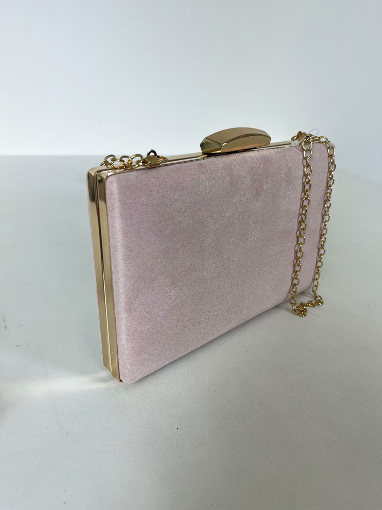 Ružová spoločenská kabelka SX4824-nude