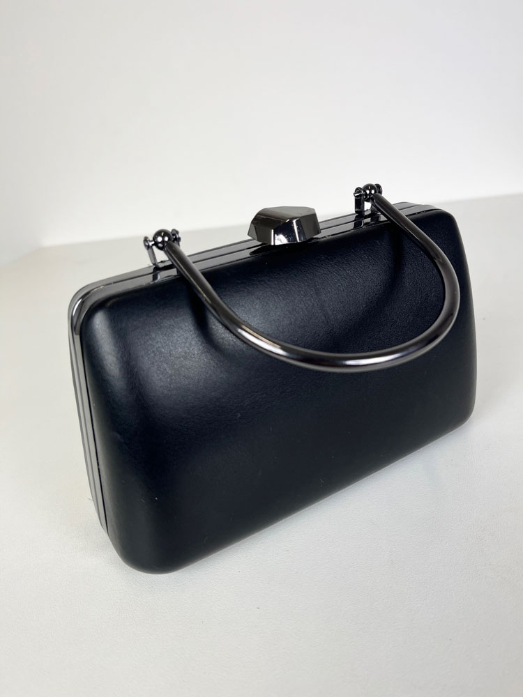 Čierna spoločenská kabelka LK5826-black