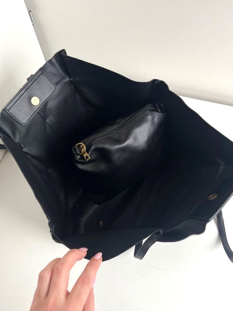 Čierna kabelka na rameno 58159-1-black