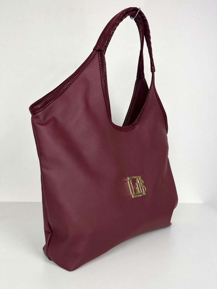 Bordová kabelka na rameno Laura Biaggi DX-S2444-bordo